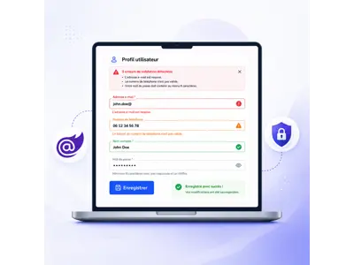 Formulaires Blazor : FluentValidation et Bootstrap
