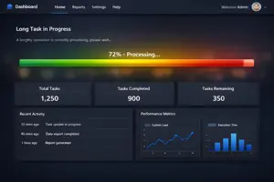 Comment notifier efficacement les très longues tâches avec Aspnet Blazor