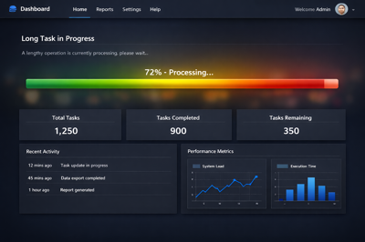 Optimisez la notification des longues tâches avec Aspnet Blazor efficacement