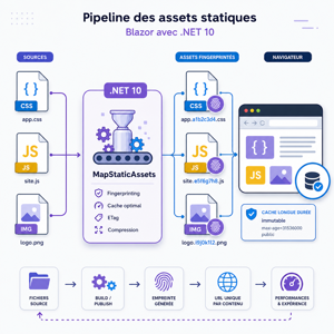 Fingerprinting et gestion des assets dans Blazor avec .NET 10