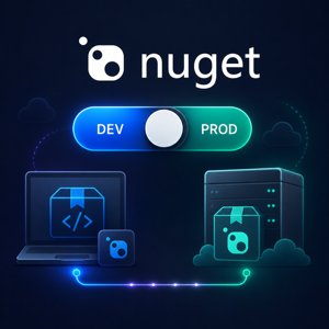Comment référencer une librairie NuGet interne en local, puis sur nuget.org en production