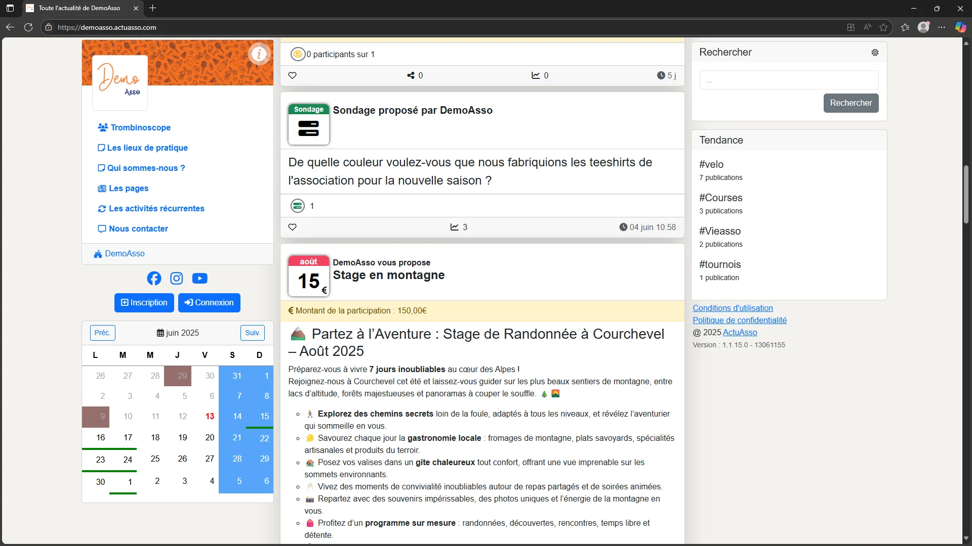 Démo bureau ActuAsso